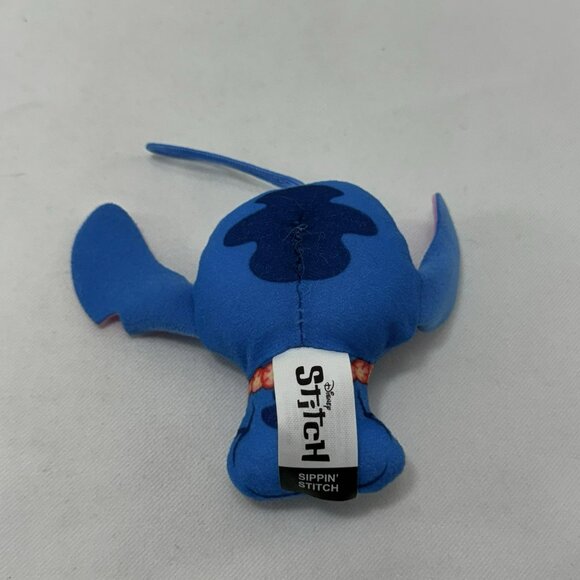 Disney McDonald Stitch Sipping Drinking Coconut Plush Toy Happy Meal Cord Rope - Picture 4 of 12